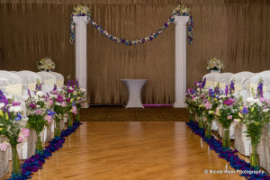 floral ceremony decor